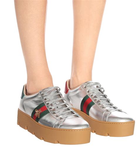 gucci ace platofrm|Gucci ace tennis shoes.